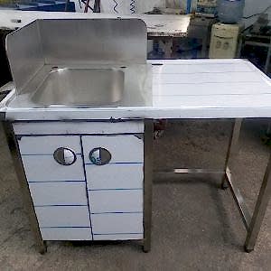 Paslanmaz Evyeli Tezgah